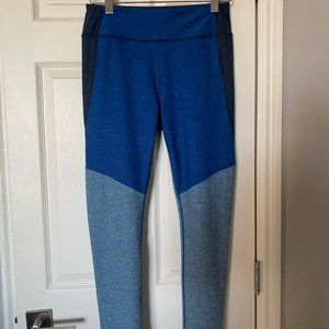 Outdoor Voices Tri-color Leggings, L 7/8 length